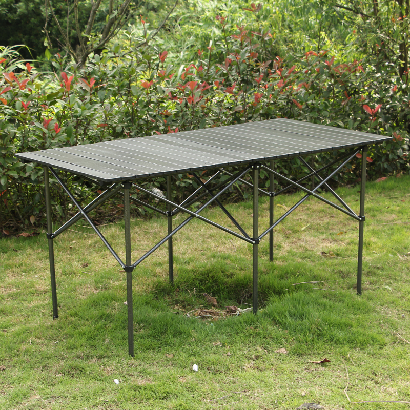 Folding Table Portable Outdoor Folding Table Place Folding Table Aluminum Alloy Simple Publicity Place Table and Chair