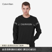 CK Sports mens round neck long sleeve fashion LOGO Sports Leisure long sleeve sweater 4MF0W352