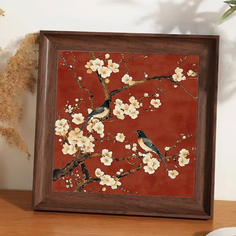 張大千 喜上眉梢 掛軸｜中国花鳥画｜松竹梅・喜鵲｜中堂 水墨画｜床の間 O1CN01N4qliK1fipWKGjSiT_!!