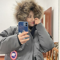 2021 new winter mens couples tooling thick size goose long outdoor down jacket womens coat