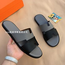 European Station Collage New Spring Summer Fashion Casual Genuine Leather Tug Flatbed flat bottom lined with sandals outwear