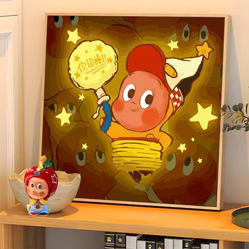 星星人数字油画DIY-星星人数字油画DIY促销价格、星星人数字油画DIY品牌