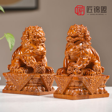 仿古木雕狮子礼盒-仿古木雕狮子礼盒促销价格、仿古木雕狮子礼盒品牌- 淘宝