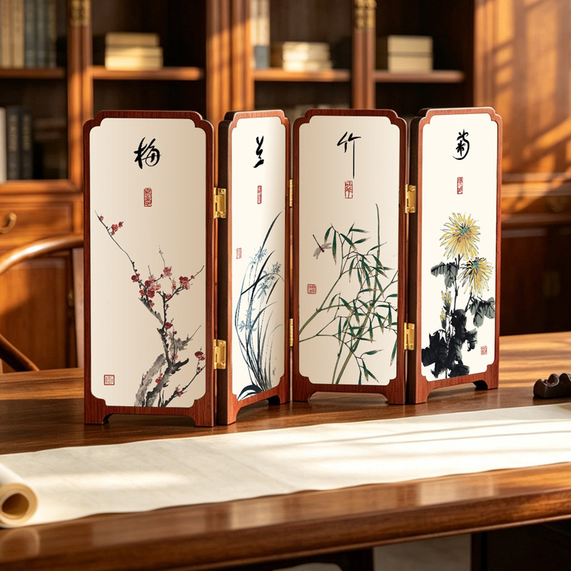 梅兰竹菊屏风-梅兰竹菊屏风促销价格、梅兰竹菊屏风品牌- 淘宝