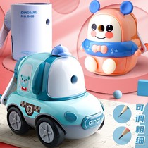Cartoon pencil sharpener for primary school students with childrens automatic pen pencil sharpener Drill pen rotary pen sharpener Pencil planer