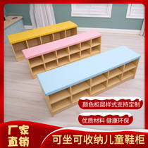 Kindergarten early education center Childrens soft bag shoe rack direct sales Dance studio shoe cabinet can be changed to the shoe stool training class cabinet