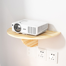 Solid Wood projector bracket projector wall bracket bedside very meters wall tray shelf non-perforated storage rack