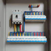 The complete set of low-voltage distribution box customized for three-phase four-wire high-voltage wiring boxes site two three-pole switching lighting control cabinet