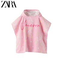 ZARA new childrens clothing girl animal pattern towel bath towel 07096647620