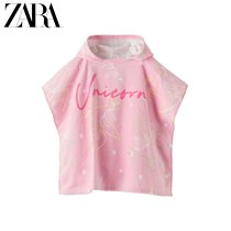 ZARA new childrens clothing girl animal pattern towel bath towel 07096647620