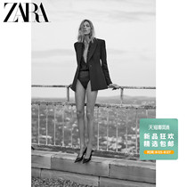  ZARA early autumn new womens slim suit jacket with shoulder pads 08096703800