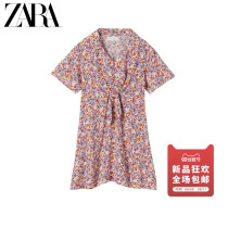 ZARA early autumn new childrens clothing girls retro floral dress 06231234653