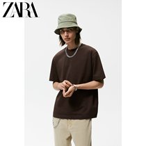 ZARA Men heavy cotton loose short sleeve T-shirt 01259320717