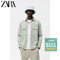  ZARA early autumn new mens loose denim shirt jacket jacket 07446350531