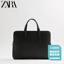 ZARA new mens bag black business classic briefcase 13400820040