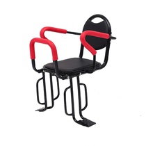 Bicycle rear baby seat bicycle child rear seat big child safety bicycle universal thick and enlarged guardrail