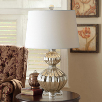 Creative American desk lamp personality simple modern neoclassical bedroom bedside lamp Nordic living room decoration crystal table lamp