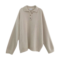Sweater Retro Day Ensemble LAZY WIND 2022 NEW EARLY SPRING BLOUSES WOMEN DESIGN Big Code Fat Mm Fried Street