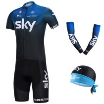Fleet Version Riding short sleeve suit Mens summer Cycling Tour de France cyclist Pants Outdoor Sport