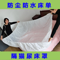 Disposable home cover Waterproof and dustproof bed cover Fitted sheet bed sheet Sofa cover Non-woven large thickened plastic cloth