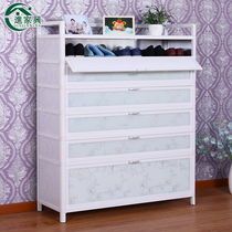 Aluminum alloy shoe cabinet simple assembly economical space saving home outdoor balcony shoe cabinet sunscreen waterproof glass cabinet