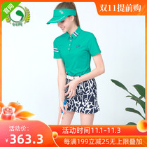 Korea Golf Clothing Womens Fashion Skirt Short Sleeve Womens Sports Top Short Skirt Clothes Short Skirt Clothes Set