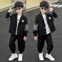 Boys suit autumn handsome dress suit zhong da tong catwalk costume of the 10-year-old boy leisure children suit