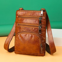 Large screen mobile phone bag womens cross-body mini bag 2021 new versatile coin wallet fashion soft leather shoulder Womens bag