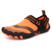 Children's beach shoes lace-free boys and girls wading fast-drying barefoot non-slip amphibious swimming shoes