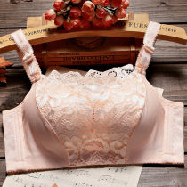 Bra gathered small chest sexy underwear female rimless girl upper support bandeau adjustment type thin belt anti-naked bra