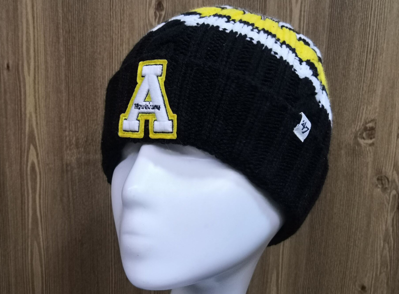 Single top NCAAF Appalachian Mountaineer embroidered wool warm hat knitted cold hat 15-11