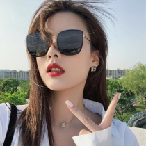 GM sunglasses woman 2022 new BIBI polarized glasses square mesh red large frame round face with slim and face small sunglasses