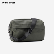 khaki scott new fashion brand casual ins shoulder bag retro shoulder bag mens function canvas tooling bag