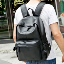 Backpack mens backpack casual simple Junior High School High School students female fashion trend Bag Mens ins tide campus