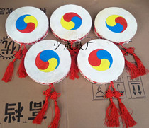 North Korean flat drum dance props Yangko drum Korean tambourine tambourine drum hot bar drum