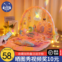 Baby toy pedal piano fitness frame Newborn pedal bed Baby toddler two or three months child coax baby artifact