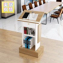 Host desk Madmans desk speech desk lecture table welcome desk guide reception desk class small vertical