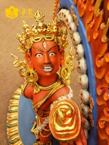 Dan Van Gogh Nepals empty Mother Buddha then if the Carnachma painted bronze sculptures are high 70cm Nepalese direct mail