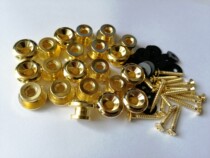 Folk guitar strap nail guitar electric guitar buckle tail nail ukulele Gold Gold