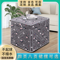 The fire is added velvet thickened electric stove table cover square winter new electric stove heating mahjong machine table cloth