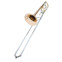 Jinbao JBSL-810 bB F modulation trombone white copper diacritical tube