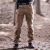 Factory direct consul tactical trousers men loose IX9 outdoor multi-pocket overalls pants cotton stretch