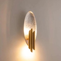 Nordic simple luxury living room wall lamp post modern creative aisle stairwell background wall bedside designer wall lamp