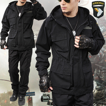 US Army 101 Airborne Division Windbreaker Hooded Outdoor Military Fans Special Forces Coats Anti-scratch Wear Camouflage Tactical Tactical Wind Coats