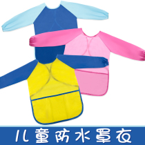 Fine Art Painting Children Hood Coat Graffiti Drawing Kindergarten Fine Art Anti-Dress Eating Waterproof And Anti Dirty Long Sleeve Apron