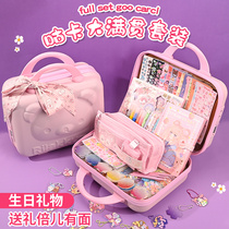 Ten - year - old girls birthday gift girl 10 - year - old girl 12 - hand set open school gift book gift box