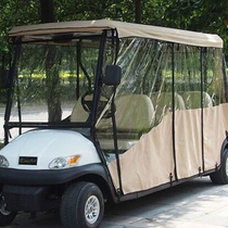 Customized electric sightseeing car rain curtain rain curtain rain cover patrol classic car golf cart zipper magnetic suction