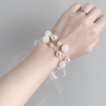 * Wedding Bride Wristlet Flower Mori Arm Bridesmaid Sisters Group Arm Decoration Wedding Dried Flower With Hand Arm