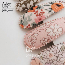 ▲ Australia Josie Joans children infant fan-shaped flower hairclip two multi-color spot