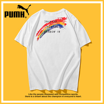 Classic Puma summer thin short-sleeved T-shirt mens and womens sports clothes running 2021 new couple loose t-shirt